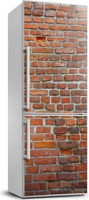 Produktbild von Tulup Kühlschrankdekoration - 70x190 cm - Aufkleber auf dem Kühlschrank - Ziegelwand