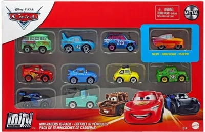 Zdjęcie produktu dla Disney Pixar Cars GRW27, Zestaw pojazdów, 3 lat(a), Plastik, Metal, Wielobarwny