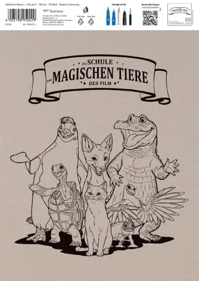 Produktbild von Tombow Malblock "Die Schule der magischen Tiere" DIN A4