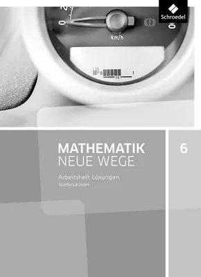 Produktbild von Mathematik Neue Wege 6. Lösungen Arbeitsheft. G9 für Niedersachsen