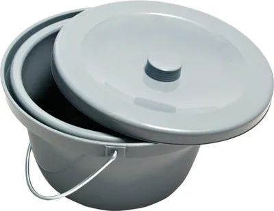 Produktbild von Drive Toiletteneimer mit Deckel für Toilettenstuhl