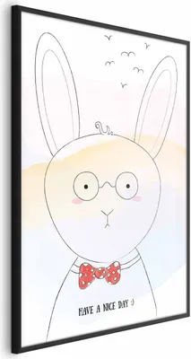 Produktbild von Posterpapier Poster - Greetings from the Rabbit 40x60 cm Für Kinder e-A-0121-ao-a