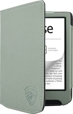 Produktbild von Dutch Shield - Luxe Case Hülle für das Pocketbook Verse Pro Ebook - Klapphülle Ereader Schutzhülle Cover Grün, Blau, Agave