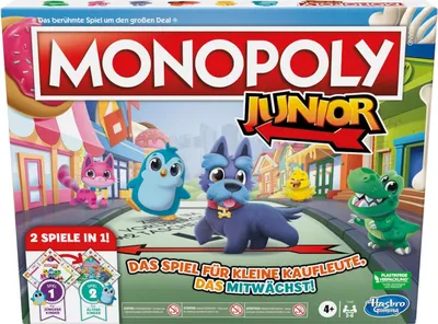 Produktbild von Hasbro Monopoly Junior, Brettspiel