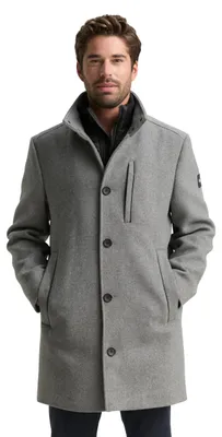 Zdjęcie produktu dla Tom Tailor, męska kurtka 1046983, dwufunkcyjna, z odpinaną podszewką, model 30507