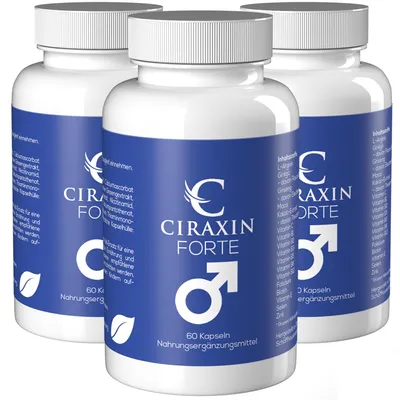 Image de Ciraxin Forte -180 gélules (3x 60 gélules) - paquet de 3