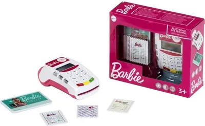 Produktbild von Barbie Klein Elektronisches Zahlungsterminal, Mit Zubehör, Karte und Kassenbons, Realistische Replik, 3+ Jahre, 11,1 x 6,7 x 4,2 cm