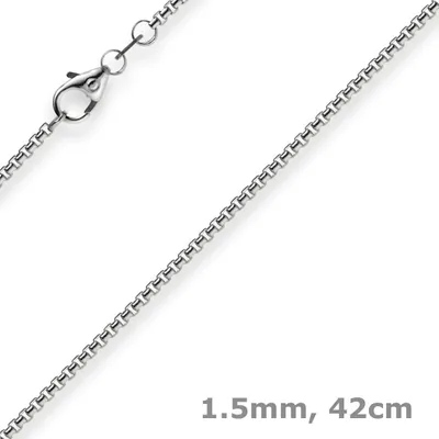 1-5mm-Venezianerkette-rund-585-Weißgold-42cm