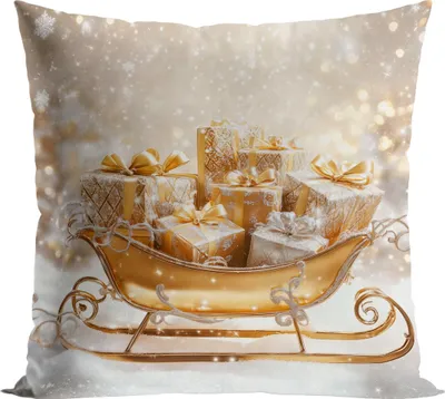 Obrázek produktu pro Vánoční polštář CHRISTMAS PRESENTS 40x40 cm Mybesthome Varianta: Povlak na polštář s výplní, 40x40 cm
