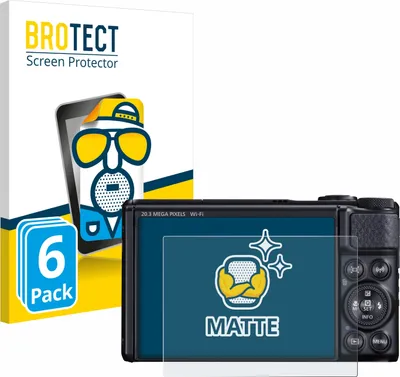 Produktbild von 6x BROTECT Schutzfolie für Canon PowerShot SX740 HS / Lite Displayschutz Displayschutzfolie Folie Matt Entspiegelungsfolie