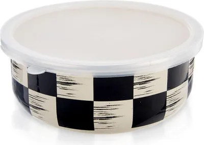 Produktbild von Orion Emaille-Schüssel mit Deckel DAMIER 17cm, 1L