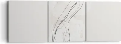Produktbild von Bild auf Leinwand - Leinwandbild - 3 Teile - Minimalismus Körper Frauen - 90x30cm - Wand Bild - Wanddeko - Wandbilder - Leinwanddruck - Bilder - Wanddekoration - Leinwand bilder - CA90x30-4831