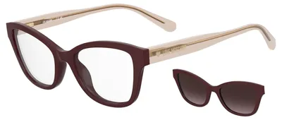 Produktbild von Moschino Love MOL657/C/TN Burgundy 2 49/17/135 GIRL Brillen