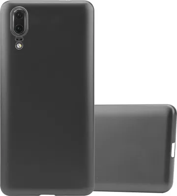 Produktbild von Cadorabo Schutzhülle für Huawei P20 Hülle in Grau Handyhülle TPU Silikon Etui Cover Case