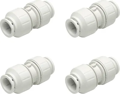 Produktbild von John Guest Speedfit Gerader Verbinder 15 mm - 4 Stk.