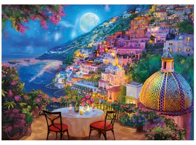 Produktbild von Educa Puzzle Positano Date Night 2000 Teile Erwachsene
