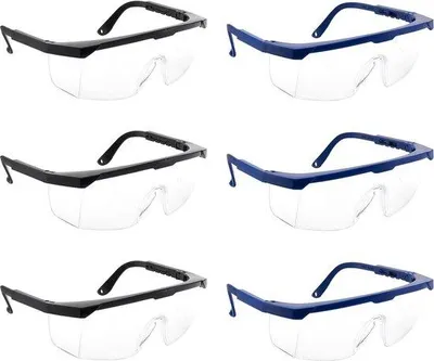 Produktbild von Sicherheitsbrille Set 6 Stück transparent
