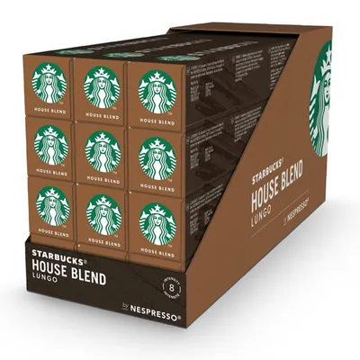 Immagine prodotto di Miscela Starbucks House Lungo per Nespresso (12 x 10 capsule)