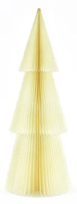 Only Natural – Wabenpapier-Weihnachtsbaum – Elfenbein – 210 × 90 cm – Ansicht 1