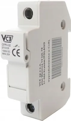 Obrázek produktu pro Odpojovač VCX 1-pólový 1000V DC 10x38