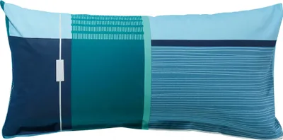 Produktbild von Erwin Müller Kissenbezug blau-türkis 40x80 cm