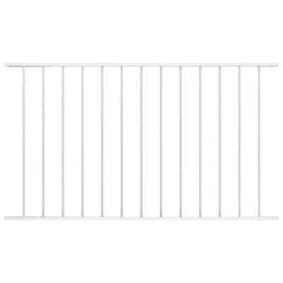 Image de Vidaxl HEK Panel 1.7x1.25 m Pulver -Kette -Stahlweiß