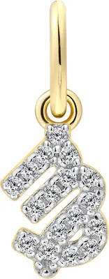 Produktbild von XENOX Charm-Anhänger Sternzeichen JUNGFRAU vergoldet XS10465