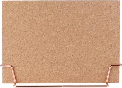 Produktbild von Famanu Pinnwand Weltkarte - dekoratives Korkboard mit Holzrahmen