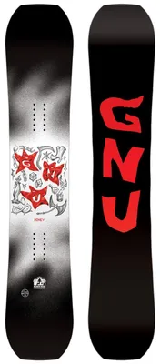 Produktbild von Gnu Money Freestyle Snowboard mit Magne-Traction und C2 Hybrid Contour 156 cm