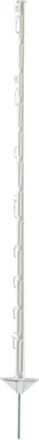 Produktbild von Göbel Kunststoffpfahl 10 Stk. Pfahl weiß 125 cm 10690