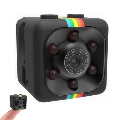 Produktbild von Mini Kamera,Überwachungskamera Innen,Mini-HD-1080P-Kamera mit integriertem Akku,Bewegungsmelder,22x22x22mm