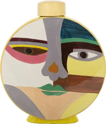 Zdjęcie produktu dla Wazon o Ferretti Piccassy, wielokolorowy, 28 x 9 x 33 cm