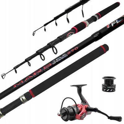 Produktbild von FL Mars Tele Spinning 2.70m Angelset mit Rolle Feeder & Spin