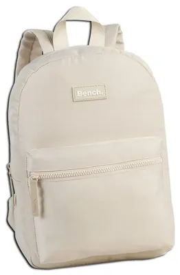 Produktbild von Bench Reißverschluss Cityrucksack beige weiß Nylon ORI322N