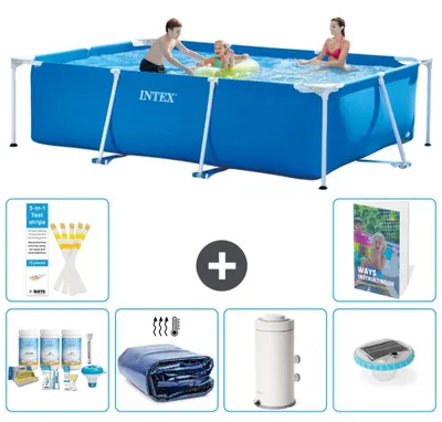 Immagine prodotto di Piscina rettangolare con telaio - 300x200x75 cm - 7 pezzi  S54