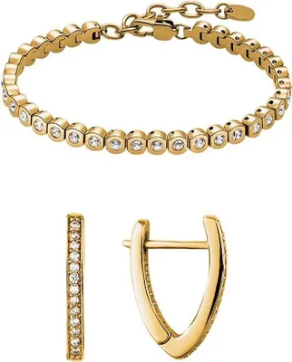 Produktbild von Heideman Damen Schmuck Geschenkset gold Creolen und Armband