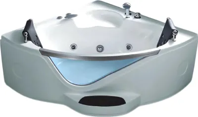 Produktbild von Spa-Bad Whirlpool Whirlwanne Blubberbad Hydromassagewanne 150x150 cm