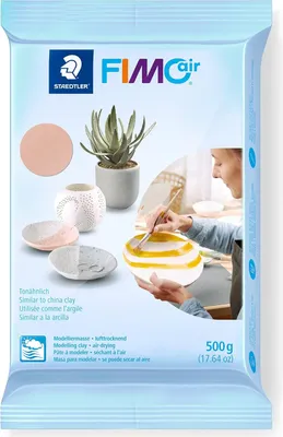 Produktbild von STAEDTLER lufttrocknende Modelliermasse FIMO air 500g Blassrosa 5 Stück