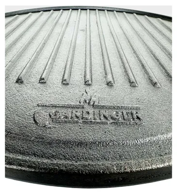 Produktbild von Runde Guss Grillplatte 42 cm Durchmesser für Hockerkocher und Raketenofen