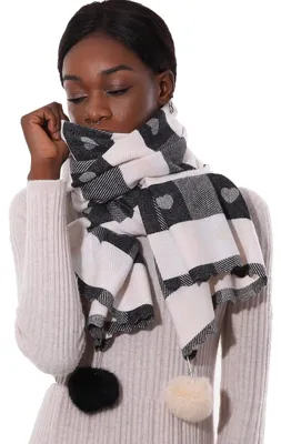 Productafbeelding van Omgoods - Elegante Pashmina Sjaal voor Dames in Wit