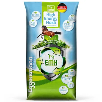Produktbild von Eggersmann EMH High Energy Müsli, Adult, 15 kg, 12%, 5,5%, 5,4%, 0,8%