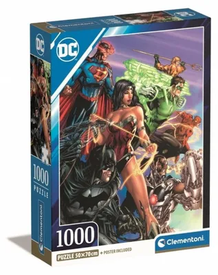 Immagine prodotto di Puzzle CLE 1000 Compact DC Com.JusticeLeague 39852