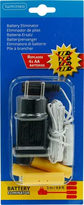 Immagine prodotto di Adattatore batteria 4×AA 6V 3m - Sostituzione di corrente ecologica