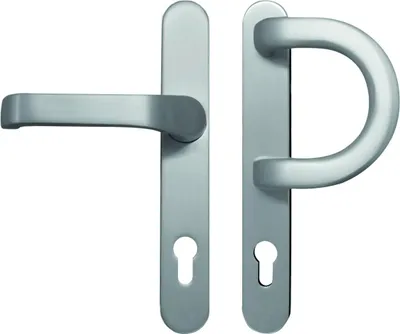 Produktbild von Meeth Haustürgarnitur abgerundet silber Nr. 325