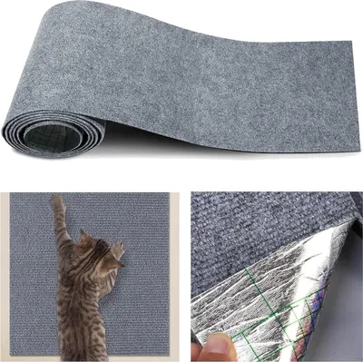 Produktbild von Selbstklebende Katzenkrabmatte - Kratzbrett für Katzen - 1 Stück - 40 x 100 cm