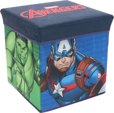 Produktbild von Avengers Aufbewahrungsbox mit Sitz Stuhl 30x30x30 cm für Kinderzimmer
