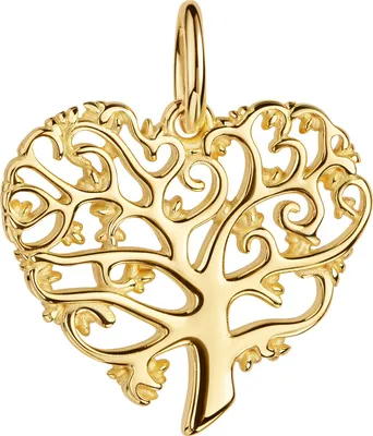 Produktbild von Gold Anhänger Lebensbaum 333 Gelbgold Glücksanhänger für Damen