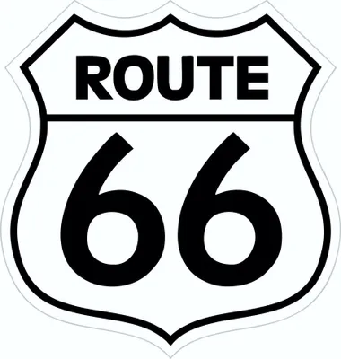 Produktbild von Hermann Schütz Aufkleber Route 66 90x85mm
