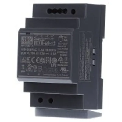 Obrázek produktu pro INDEXA napájecí zdroj na DIN lištu HDR6012 12VDC 4,5A 32220