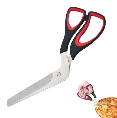 Pizzaschere 27 cm, Edelstahlklinge 2,5 mm, abnehmbar